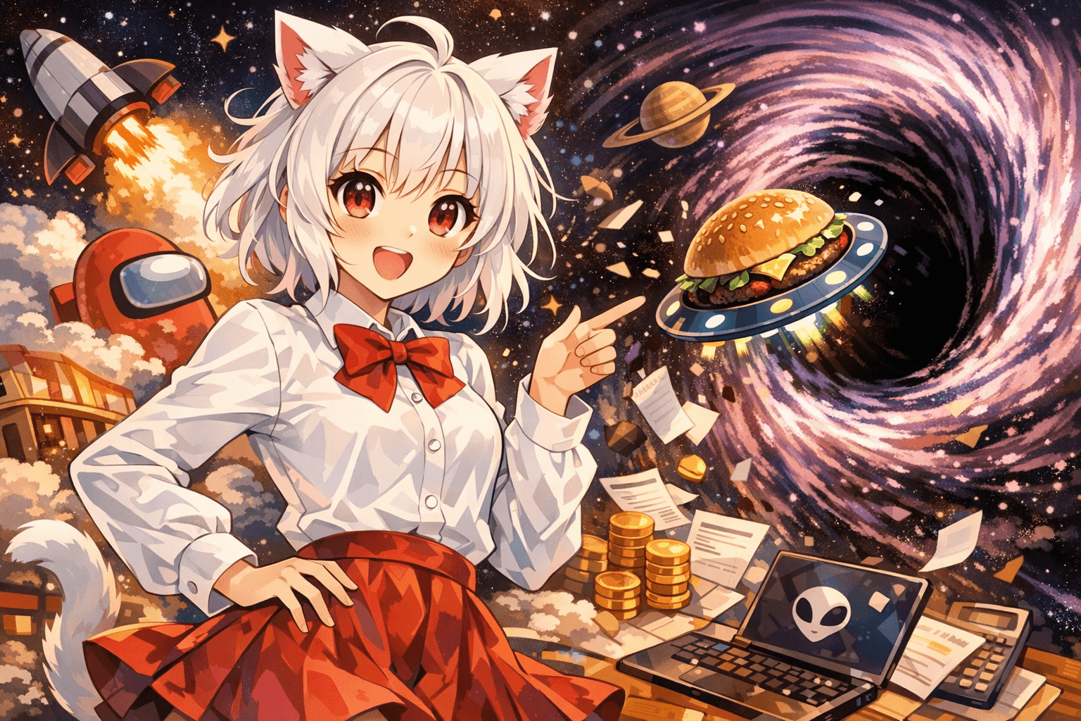 Space Patty x 21 Marketing: il panino UFO nel buco nero