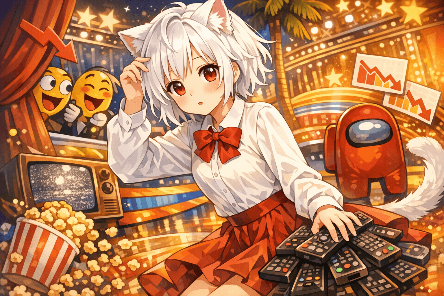 Striscia la Notizia: ascolti in calo e vibes da Among Us