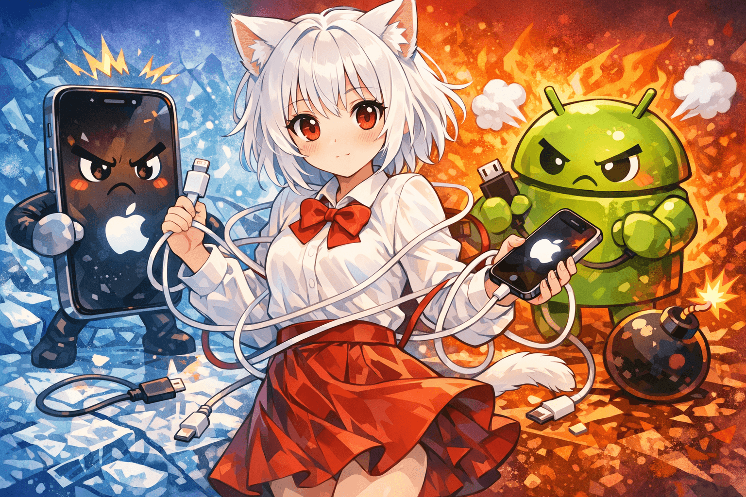 iOS vs Android in coppia: sopravvivere senza terapia