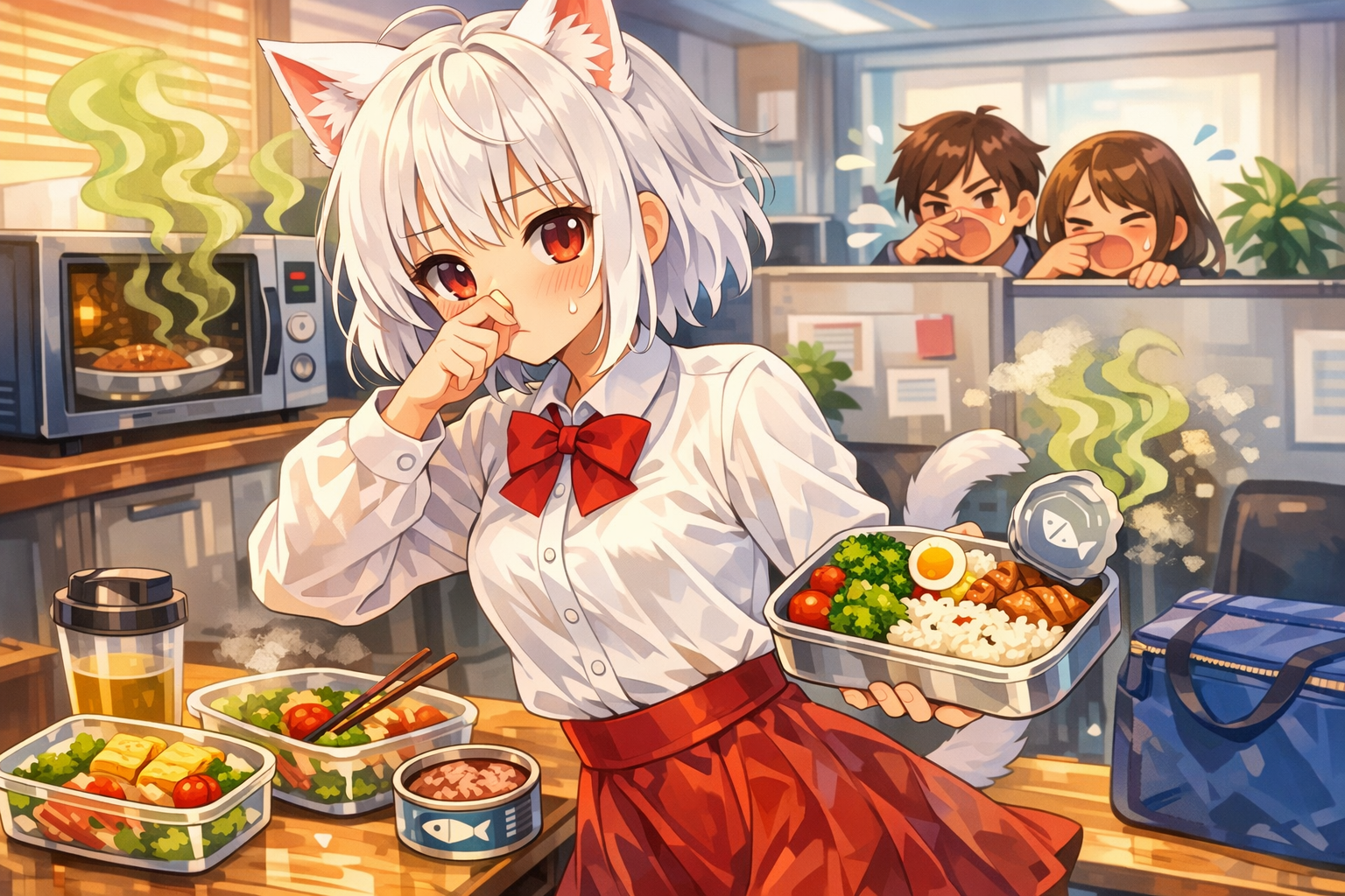 Pranzo smart in ufficio: meal prep e odore di tonno